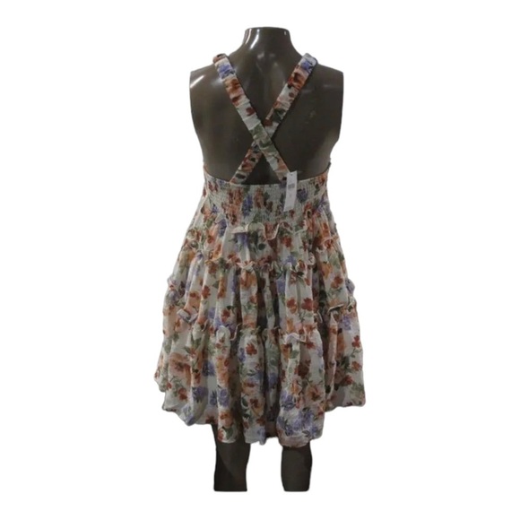 En Saison x Anthropologie Floral Bow Front Tiered Mini Dress NWT Women’s XS - Picture 12 of 14